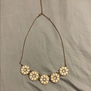 Gold statement necklace